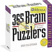 Mensa(r) 365 Brain Puzzlers Page-A-Day(r) Calendar 2025: Word Puzzles, Logic Challenges, Number Problems, and More