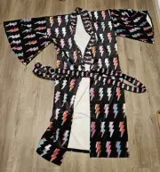 BLACK MILK ZIGGY VELVET SWAN KIMONO SIZE OSFA (Size 4-20) ROBE COAT DAVID BOWIE