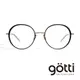 【Götti】瑞士Gotti Switzerland 文青標配質感圓框平光眼鏡(- DONY)