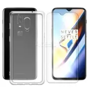Anti-Scratch Screen Protector Back Case for T-Mobile OnePlus 6T A6013 Cellphone