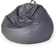 UYSOFRCV Bean Bag Covers Without Filling, Premium Waterproof Bean Bag Chair Perfect Storage Solution for Pillows Toys Blankets Stuffed Toys Capacity,Gray