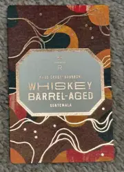New Starbucks Reserve KNOB CREEK WHISKEY BARREL-AGED Coffee | CARD ONLY