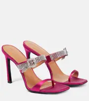 [D'Accori] D'Accori Dahlia embellished mules AU 11 pink