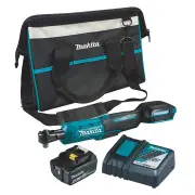Makita DWR180RTX1 - 18V 1/4" & 3/8" Ratchet Wrench Kit (1 x 5.0Ah)