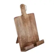 Wedding Gift Wooden Cookbook Stand Chopping Board Foldable Recipe Book Stand ...