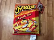 Snuggie Cheetos Flamin’ Hot 2 in 1 Pillow Snack Drink Tray Combo
