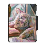 iPad Air 11-inch (M2/M3) Impact Folio Case Sweet dreams. White cat
