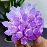349G New Find pink PhantomQuartz Crystal Cluster MineralSpecimen