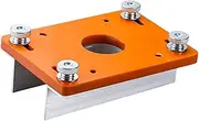 Stgfyxgs Wood Router Base, Professional Cutting Machine Grooving Holder, Slotted Plate for Furniture Splicing, Engineers in, 9.2x12.6cm