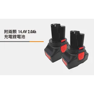 【Techway 鐵克威】14.4V鋰電可調速打蠟機/砂磨機 2.0Ah雙電(台灣製造) BTW-POCA-1440V