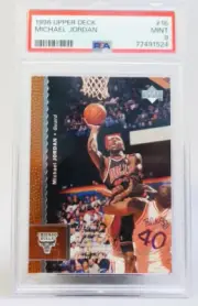 1996 Upper Deck MICHAEL JORDAN #9-MINT- PSA 9