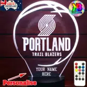 SACRAMENTO KINGS BASKETBALL Personalised 3D LED Night Light 7 Colour Change Lamp