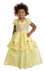yellow Beauty Beast Belle princess girls costume S 2T 4