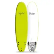 Ryder Mal Series | 7ft Soft Surfboard - Electric Lemon