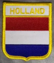 Embroidered International Patch National Flag of Holland Netherlands NEW bunting