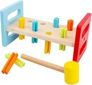 Toyvian Children's Cognitive Playthings 2pcs Hammering and Pounding Toys Toddlers Hand-Eye Coordination Games
