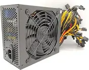 1600w Power Supply for 6 GPU Ethereum Miner Power Supply for Bitcoin Miners Support 6 Graphics Card RX470 RX480 RX570 RX580 PC
