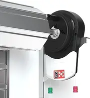 Bulipu Automatic Roll Up Door Opener,Commerial Garage Roller Door Opener with 4 Remote Powerful 1000N Motor 22m² Rolling OZ