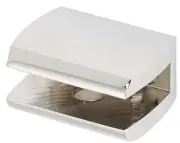 Alno A7450-PC Manhattan Bath Glass Shelf Brackets Only Polished Chrome