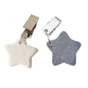 4pcs Table Cover Weights Stone Star Tablecloths Pendants Picnic Tablecloth Clip