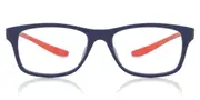 Square Full Rim Plastic Men's Glasses Blue Size +1.00 - Lenses Included - Private Health Rebate - Blue Light Block Available - SmartBuy Readers