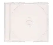 5 x Jewel CD Cases with Clear Tray Single Disc - Australian Standard Size case