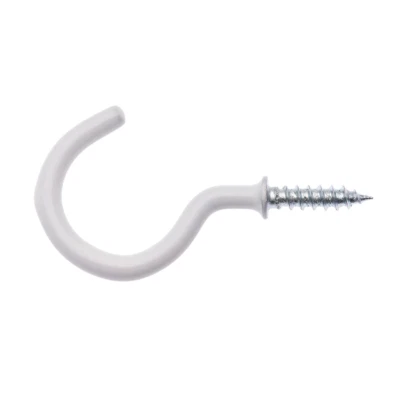 ZENITH Cup Hooks 3.0x32mm White Plastic WIC0332