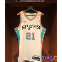 在飛比找蝦皮購物優惠-高品質 NBA球衣 馬刺 Duncan 21 鄧肯 75週年