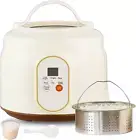 Oolong Mini Rice Cooker，Ceramic Rice Cooker, Rice Steamer， 1.8 Liter/5 Cups Rice