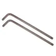 T45 Tamper Proof Torx Star Key Bit Wrench, L-Shape 7.87" Long Arm, S2 Steel 2pcs