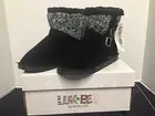 LUKEES by MUK LUKS Womens Winter Alyx Boots Fashion Black Size 6 New