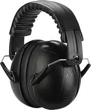 ProCase Noise Cancelling Earmuffs, SNR 34 dB Ear Protection, Adjustable Sound Proof Headphones for Adults Kids, Noise Cancelling Headphones for Autism, Effective Hearing Protection -Black