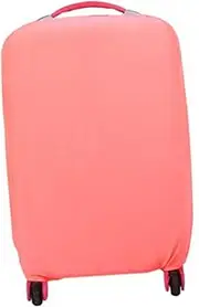 [WESIEVYA] Elastic Luggage Case Cover Pink Large Suitcase Trolley Case Cover Suitcase Protector Luggage Protector Easy Access Handles
