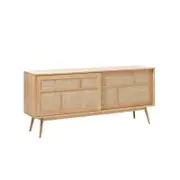 BARRALI 180cm Sideboard Buffet Modern Furniture - Natural & Rattan