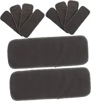 Yardwe Reusable Washable Diaper Pads Bamboo Charcoal Inserts for Infants Newborns Toddlers