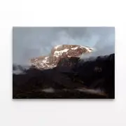 Mount & Clouds at Sunset Tanzania Print 100% Australian Made 150 x 100cm (Stretched)