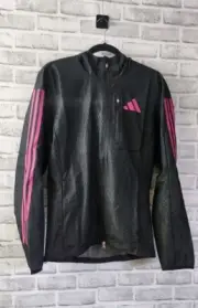 Adidas 2023 Pro Elite Team Track Running Jacket Size Small Black/Pink HR5659