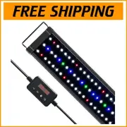 Dimmable 18W LED Aquarium Light with Sunrise/Sunset Timer for 24-30 Inch Tanks