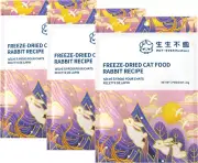 PET-EVER PureFeast Freeze-Dried Raw Cat Food, 97% Animal Origin Food for Cat,...
