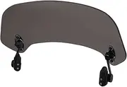 Wind Deflector Screen Universal Motorcycle Adjustable Smoke Wind Screen Extension Windshield Spoiler Air Deflector Windscreens & Parts (Color : Small Smoke)