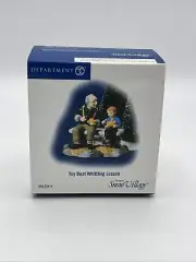 Dept 56 Original Snow Village Toy Boat Whittling Lesson Accessory Sealed