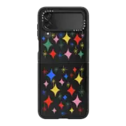 Galaxy Z Flip4 Impact Hinge Case Sparkle Party by Katie Benn