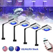 4PCS PopBloom RL90 WiFi Marine LED Fish Tank Light for 180-240cm Coral Reef Tank