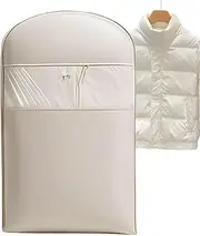[Generic] Garment Bags for Travel | Clothes Protector | Hangable Space Saver Dustproof Protective with Self-Compression Zipper for Jackets Shirts Sweater Clothing Travel