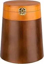 Memorial Pet Urn Memorial Ash Holder, Wood Souvenir Burial Container Jar, Keepsake Cremation Urn for Bunny Dogs Kitten