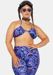 Plus Psychedelic Mind Pants Set