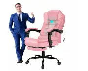 Executive Gaming Chair Footrest - Pink