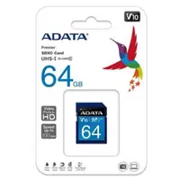 在飛比找森森購物網優惠-ADATA 威剛 64GB 100MB/s SDXC UHS