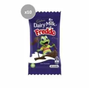 910413 10 x 35g BARS CADBURY DAIRY MILK FREDDO MILK CHOCOLATE FROG