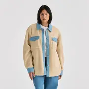 90's Denim Sherpa Jacket